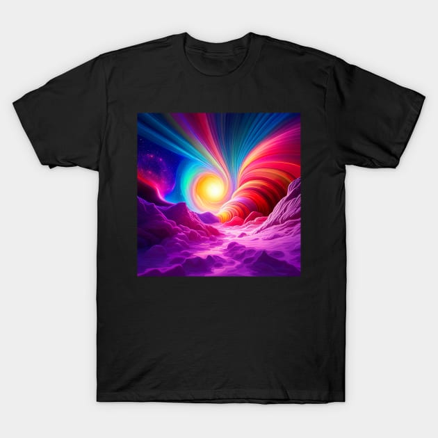 psychedelic landscape T-Shirt by myepicass